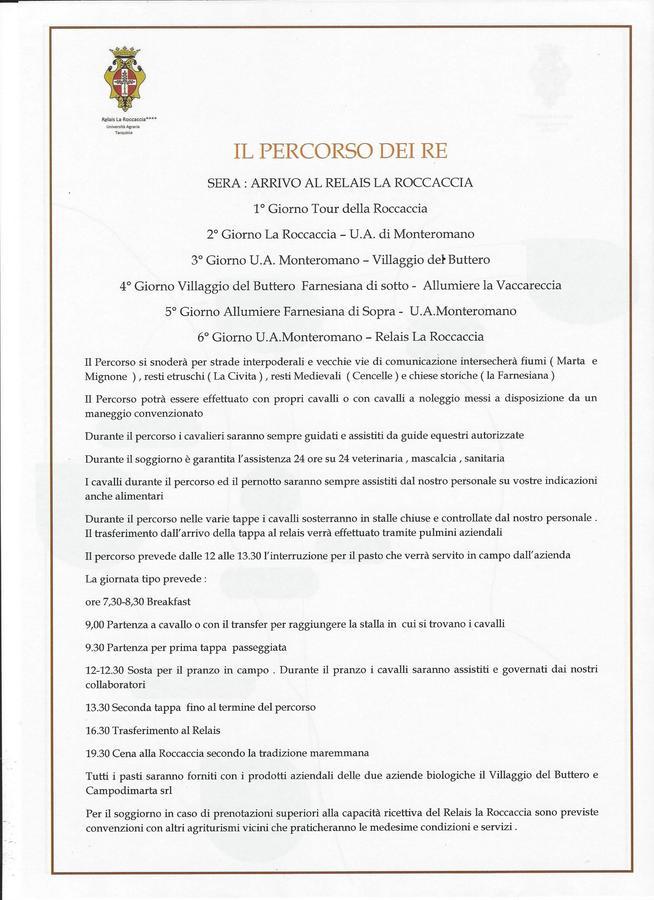 Biocampus La Roccaccia - Universita' Agraria Di טרקיניה מראה חיצוני תמונה